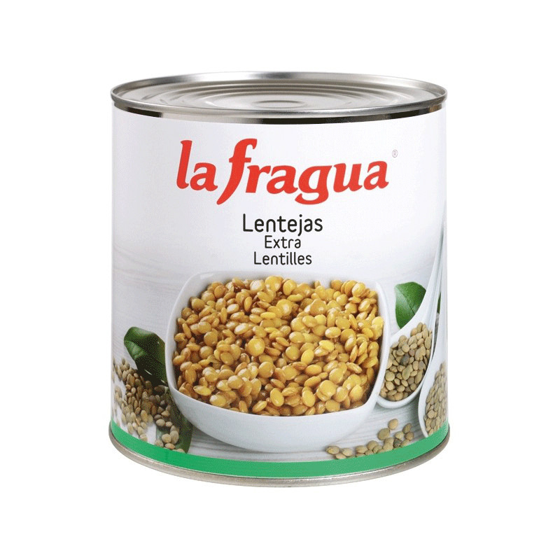 LENTEJAS COCIDAS EXTRA LATA 6/3Kg